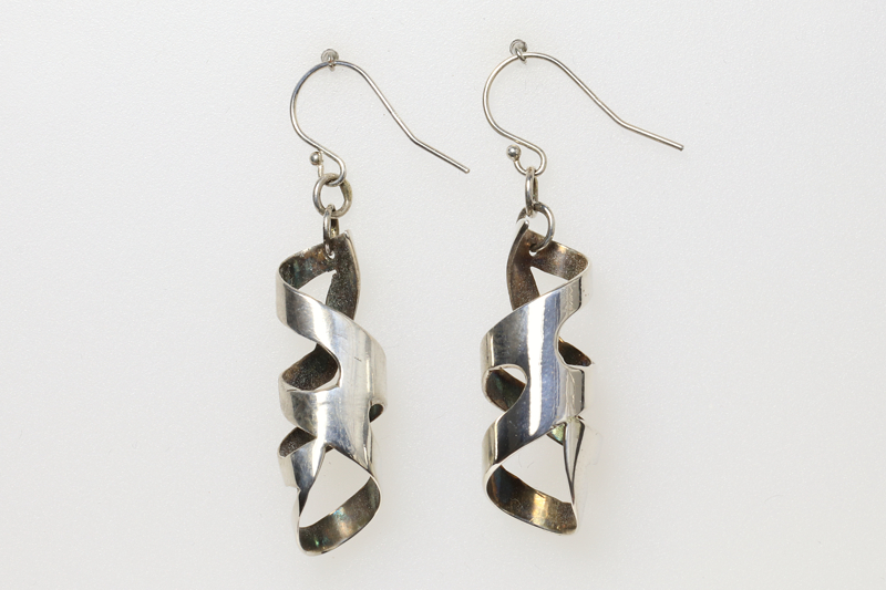 Silver Earrings by Anthony